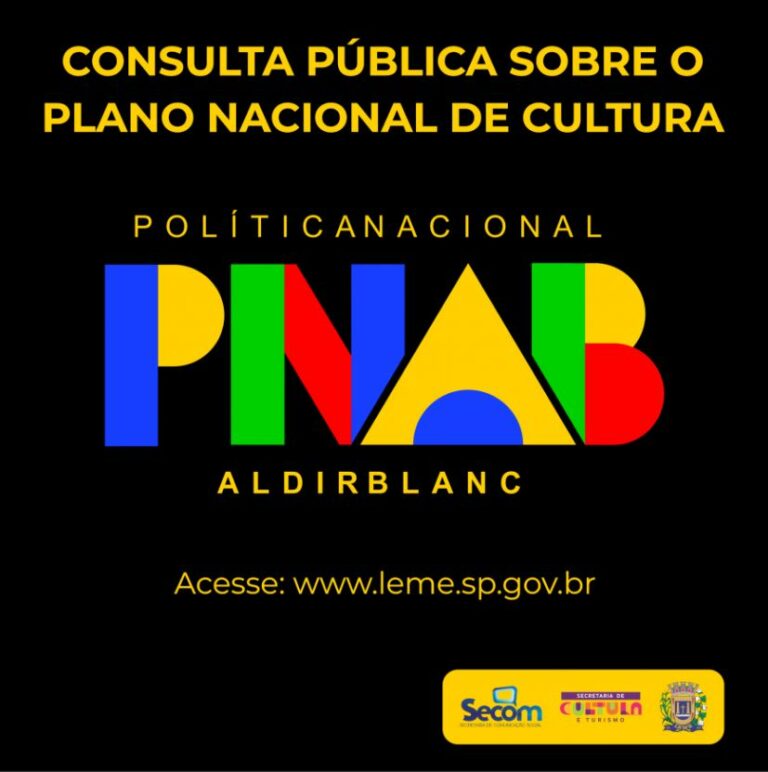 Prefeitura de Leme convoca comunidade cultural para consulta pública da Lei Aldir Blanc